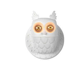 Karman Ti Vedo wall lamp in the shape of an owl with bright eyes Buy now on Shopdecor